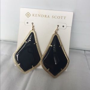 Kendra Scott Alexandra drop gold earrings